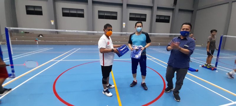Hariyanto Arbie Beri Dukungan SSM Badminton Championship
