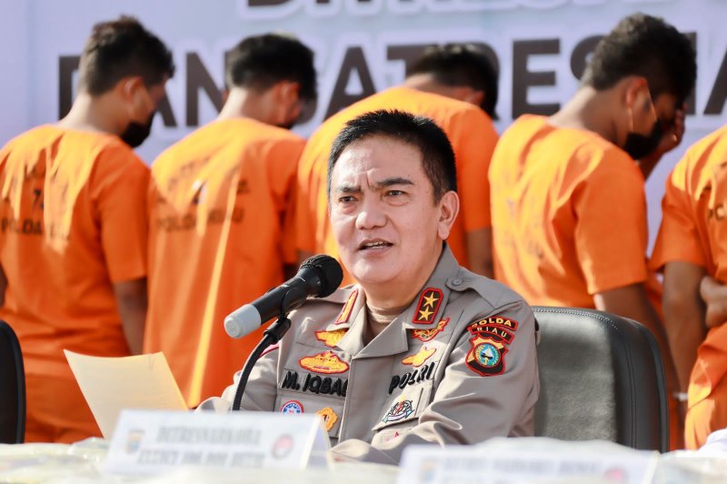 Cetak Sejarah Baru, Polda Riau Ungkap Kasus Besar Narkoba, Sita 203 Kg Sabu dan 404.491 Butir Ekstasi