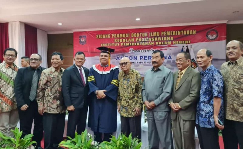 Sidang Promosi Doktor H. Anton Permana, S.IP, MH Dihadiri Sejumlah Tokoh Nasional