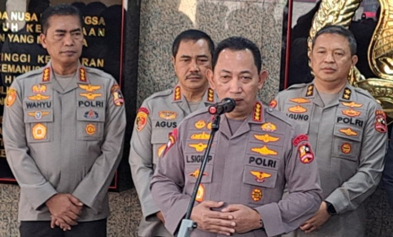 Kapolri Ungkap Ada Temuan Indikasi Kecurangan Kompetisi Sepakbola Indonesia