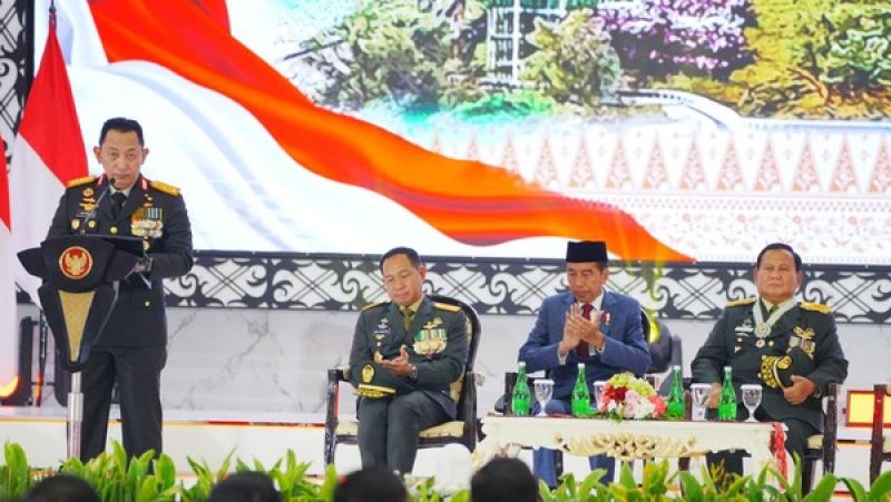 Di Acara Rapim TNI-Polri, Kapolri Tegaskan Siap Jalankan Perintah Presiden: Jaga Kerukunan Bangsa