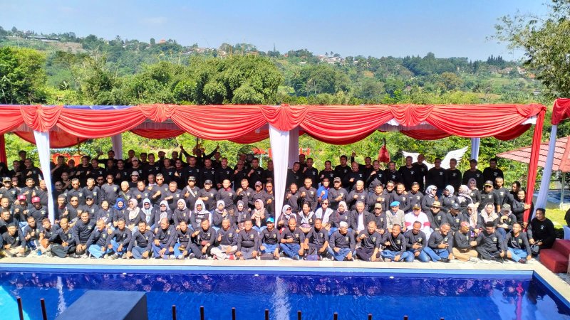 Pererat Silaturahmi, Ratusan Prajurit Eks Paspampres Reuni di Vila bin Ali Cisarua