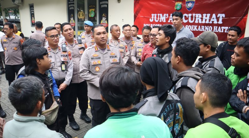 Jumat Curhat, Kapolresta Bandara Soetta Terima Aspirasi Masyarakat