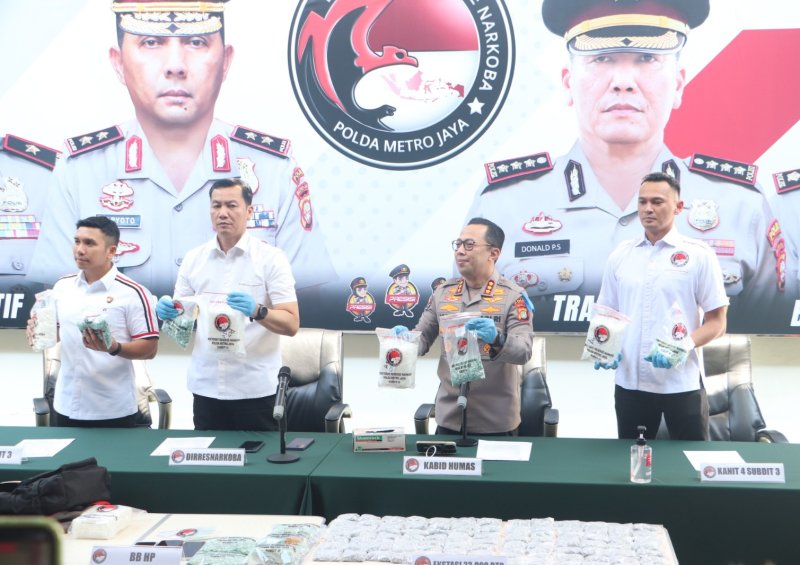 Operasi Nila Jaya 2024, Ditresnarkoba PMJ Amankan 5 Kg Sabu dan 20.000 Ekstasi