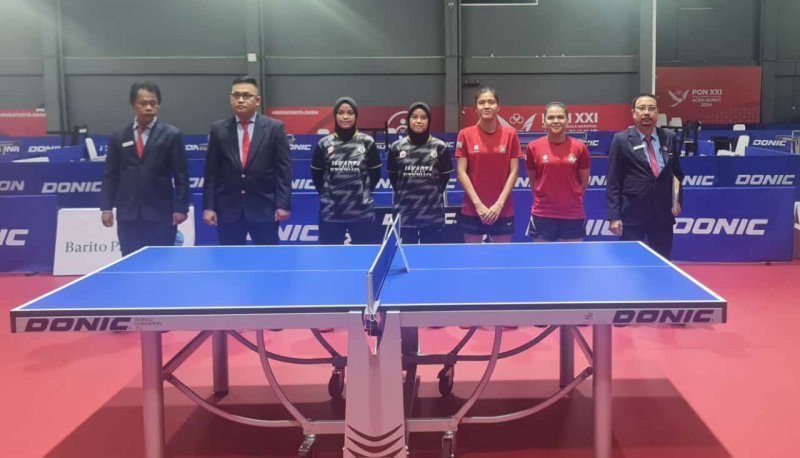 Tenis Meja PON XXI: Jakarta Juara Umum, Raih 3-1-2 Medali