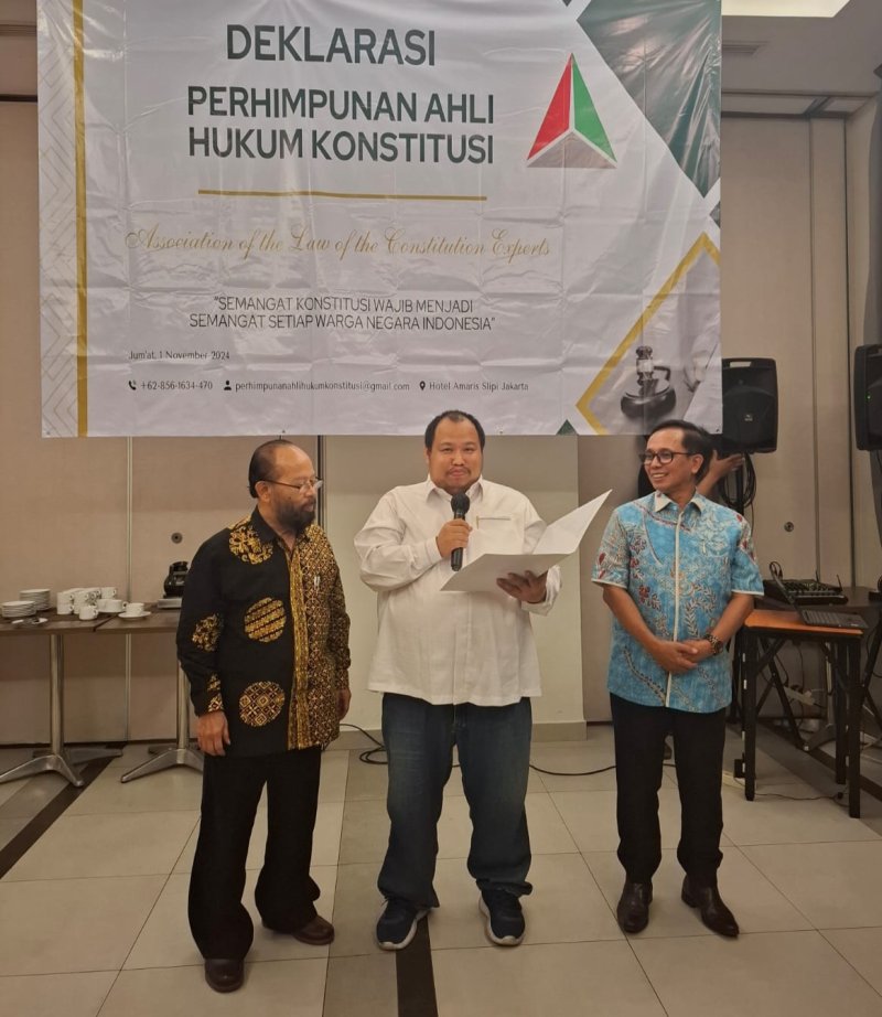 Sejumlah Pakar Deklarasikan Wadah Perhimpunan Ahli Hukum Konstitusi