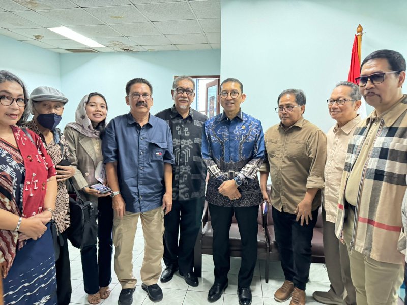 Menteri Kebudayaan Fadli Zon Berkunjung ke Sekretariat PWI Pusat di Kuningan Jakarta