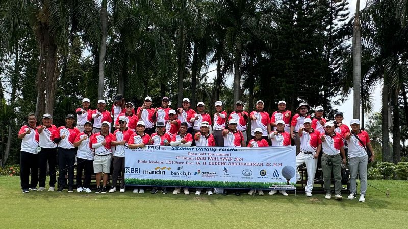 Suryapagi.com Gelar Tournament Golf Piala Jenderal Purn TNI Dudung Abdurachman