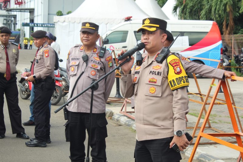Polri Kerahkan 450 Personel Amankan DWP 2024 di JIEXpo Kemayoran