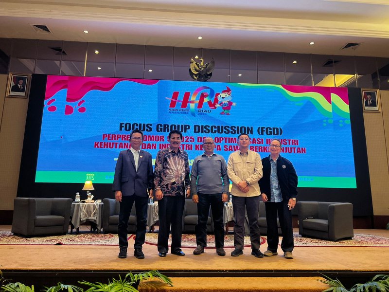 FGD HPN Riau Bahas Perpres No. 5 Tahun 2025 dan Dampaknya Terhadap Kehutanan serta Industri Kelapa Sawit