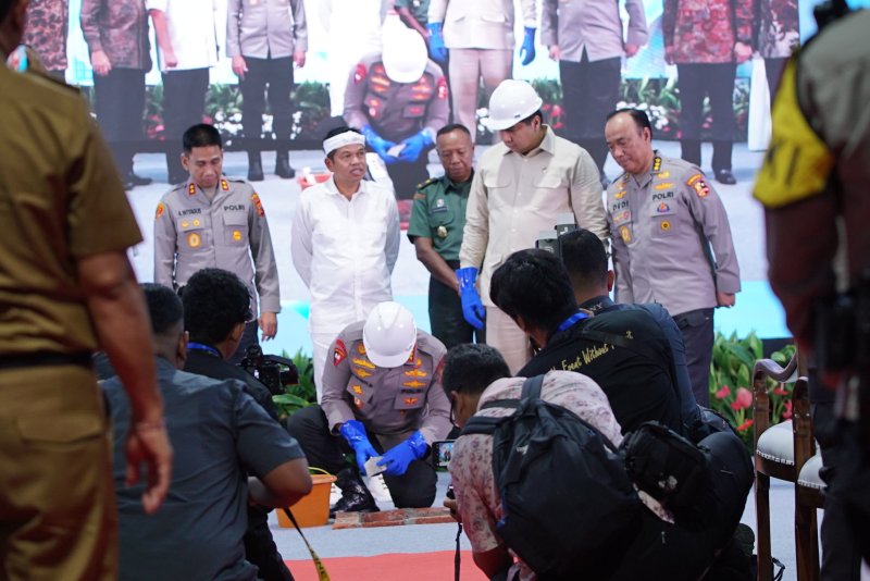 Groundbreaking Serentak Rumah Subsidi Polri, Kapolri: Target 100.000 Unit Rumah di 2025