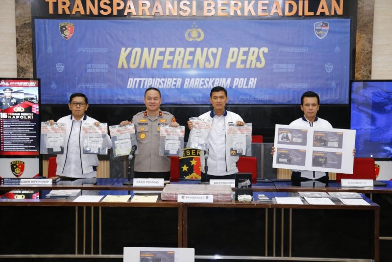 Dirtipidsiber Polri Ungkap Penipuan Modus Trading Saham dan Kripto, Kerugian Capai Rp105 Miliar