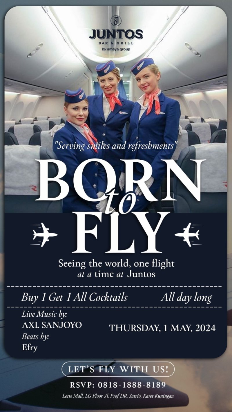 Promo Buy 1 Get 1 dan Live Music Meriahkan Juntos Bar & Grill di Lotte Mall