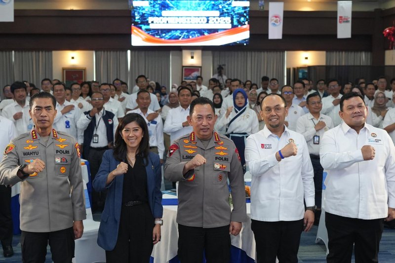 Kapolri Hadiri Promensisko TPPU & TPPT: Komitmen Perangi Kejahatan Siber