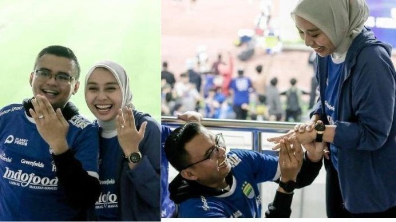 Usai Pertandingan Persib, Putri Kapolda Metro Jaya Dilamar Putra Anak Gubernur Jabar
