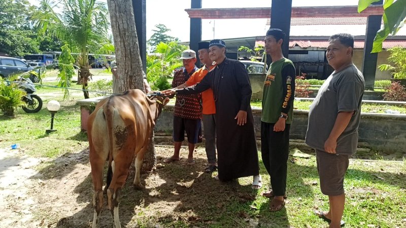 Maknai Idul Adha 1446 H, Kapolda Kalteng Sumbang Seekor Sapi untuk Kurban PWI