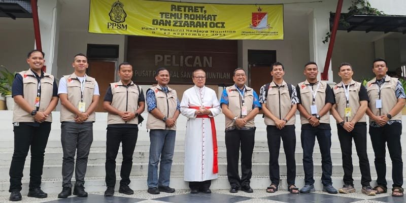 Keteladanan Luar Biasa, Kardinal Suharyo Hadiri Acara Retret OCI di Muntilan