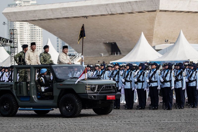 Presiden Prabowo Pimpin Upacara HUT TNI ke-80, PLN Jaga Listrik Tanpa Kedip di Monas