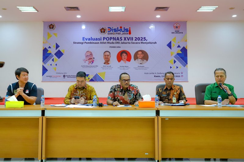 DKI Jakarta Evaluasi Prestasi POPNAS XVII: Siwo PWI Jaya Bahas Strategi Pembinaan Atlet Muda